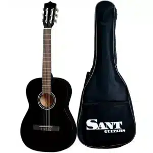 Sant Guitars CJ-36L-BK børne-venstrehånds-guitar sort Børneguitar